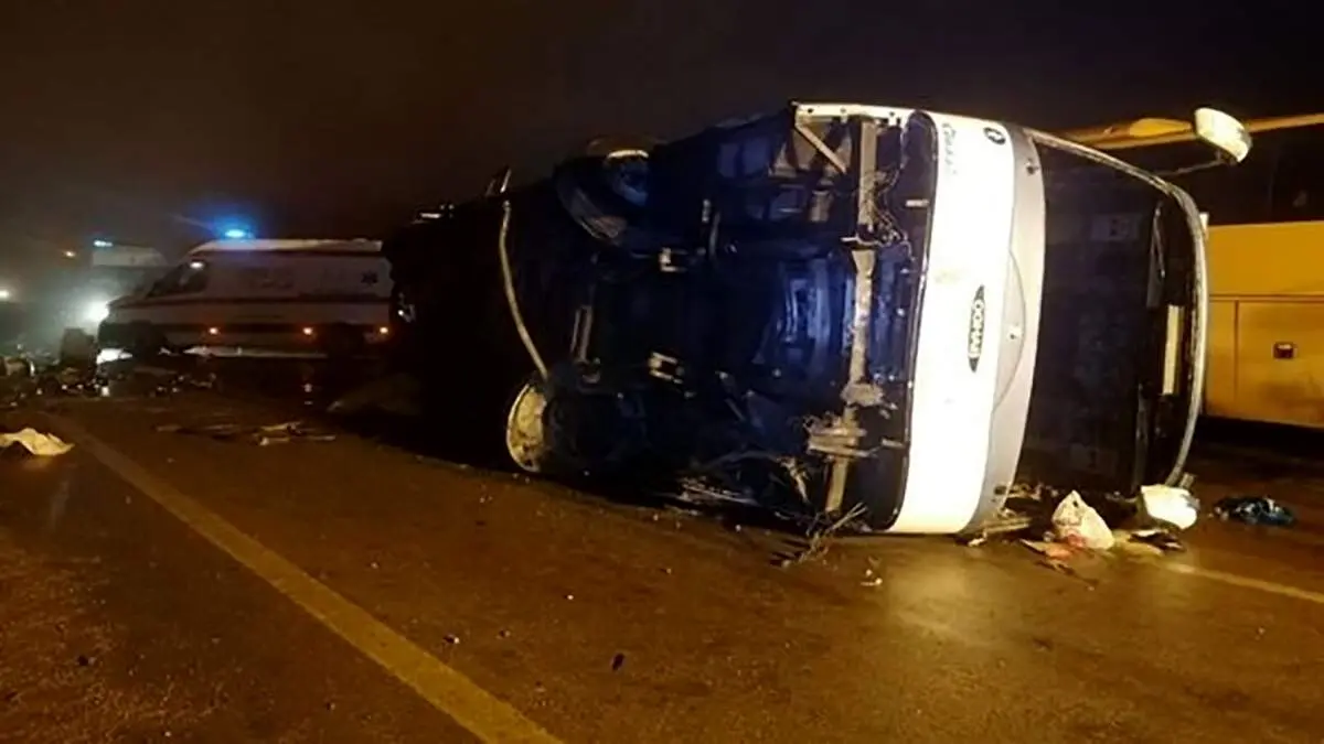 اسامی مصدومان حادثه واژگونی اتوبوس در کرمان