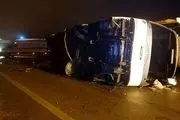 اسامی مصدومان حادثه واژگونی اتوبوس در کرمان