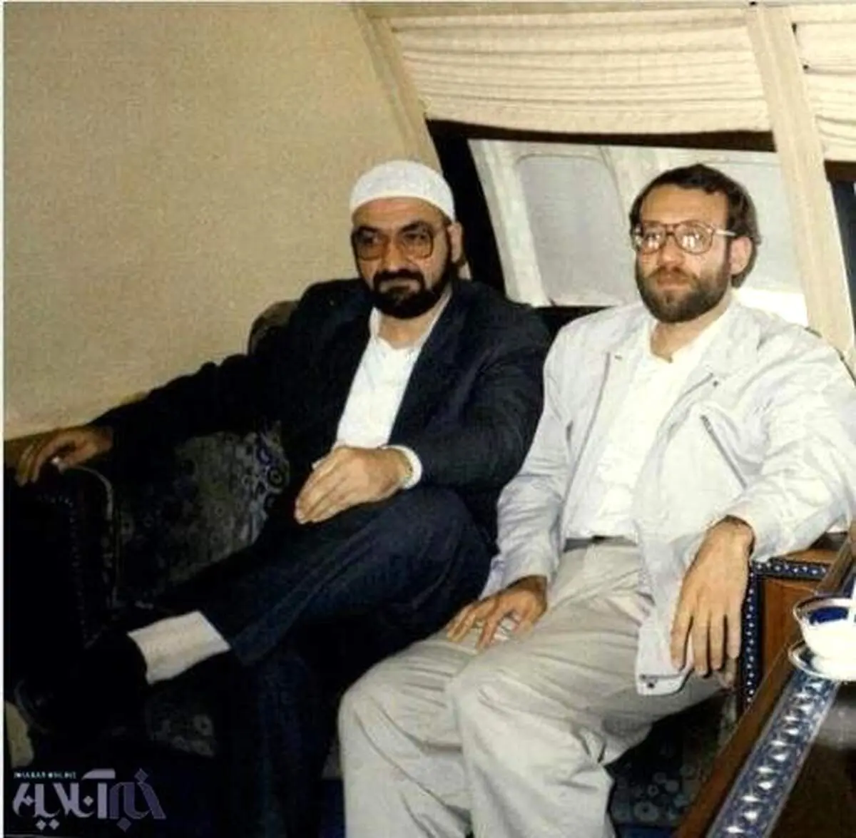 عکس قدیمی از تیپ علی لاریجانی و محسن رضایی + ببینید 