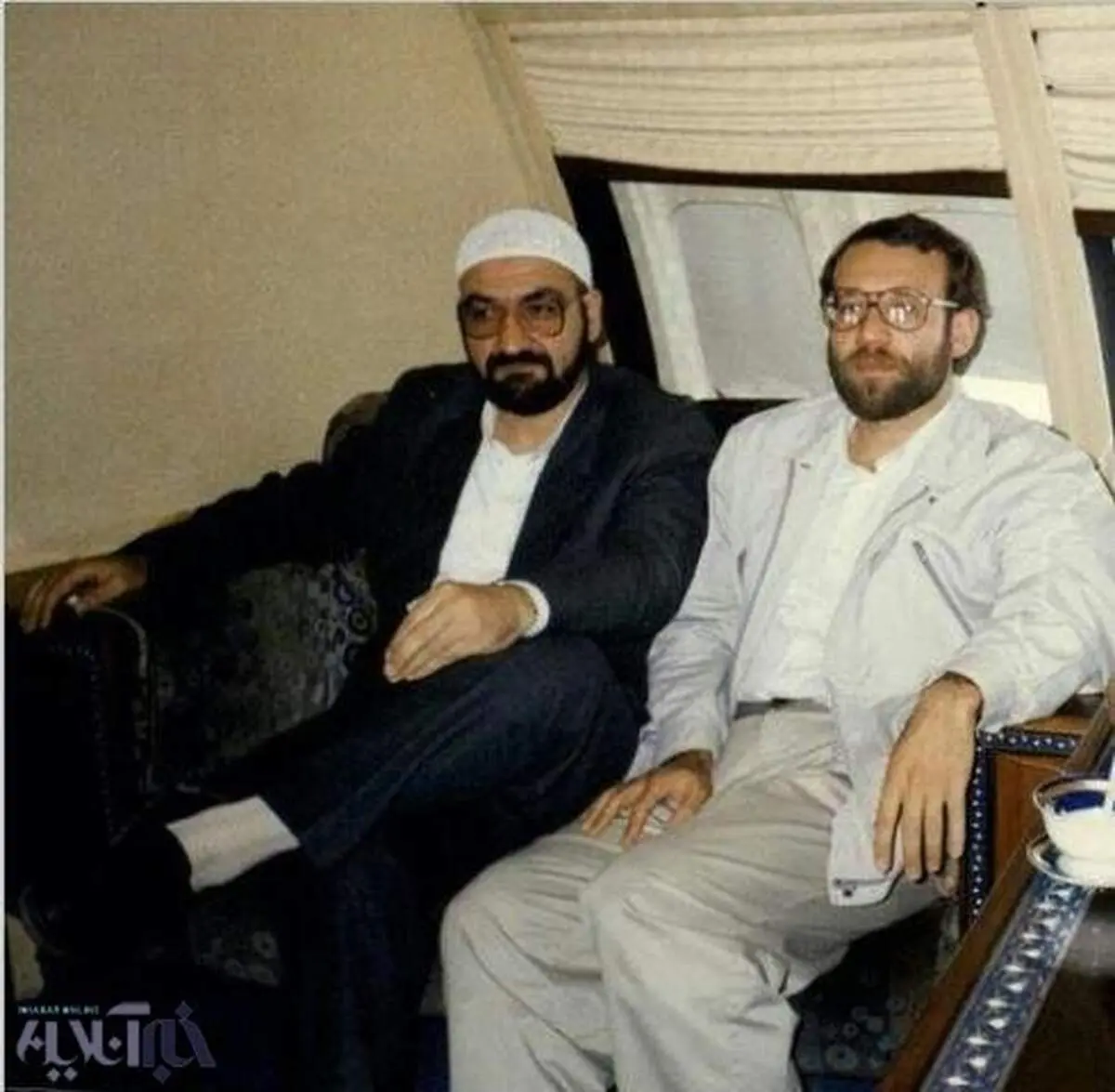 عکس قدیمی از تیپ علی لاریجانی و محسن رضایی + ببینید 