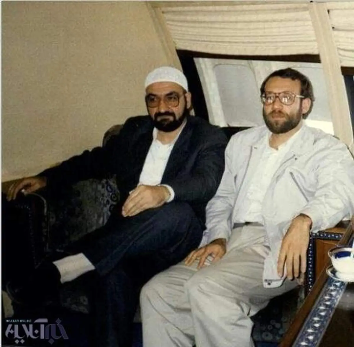 عکس قدیمی از تیپ علی لاریجانی و محسن رضایی + ببینید 