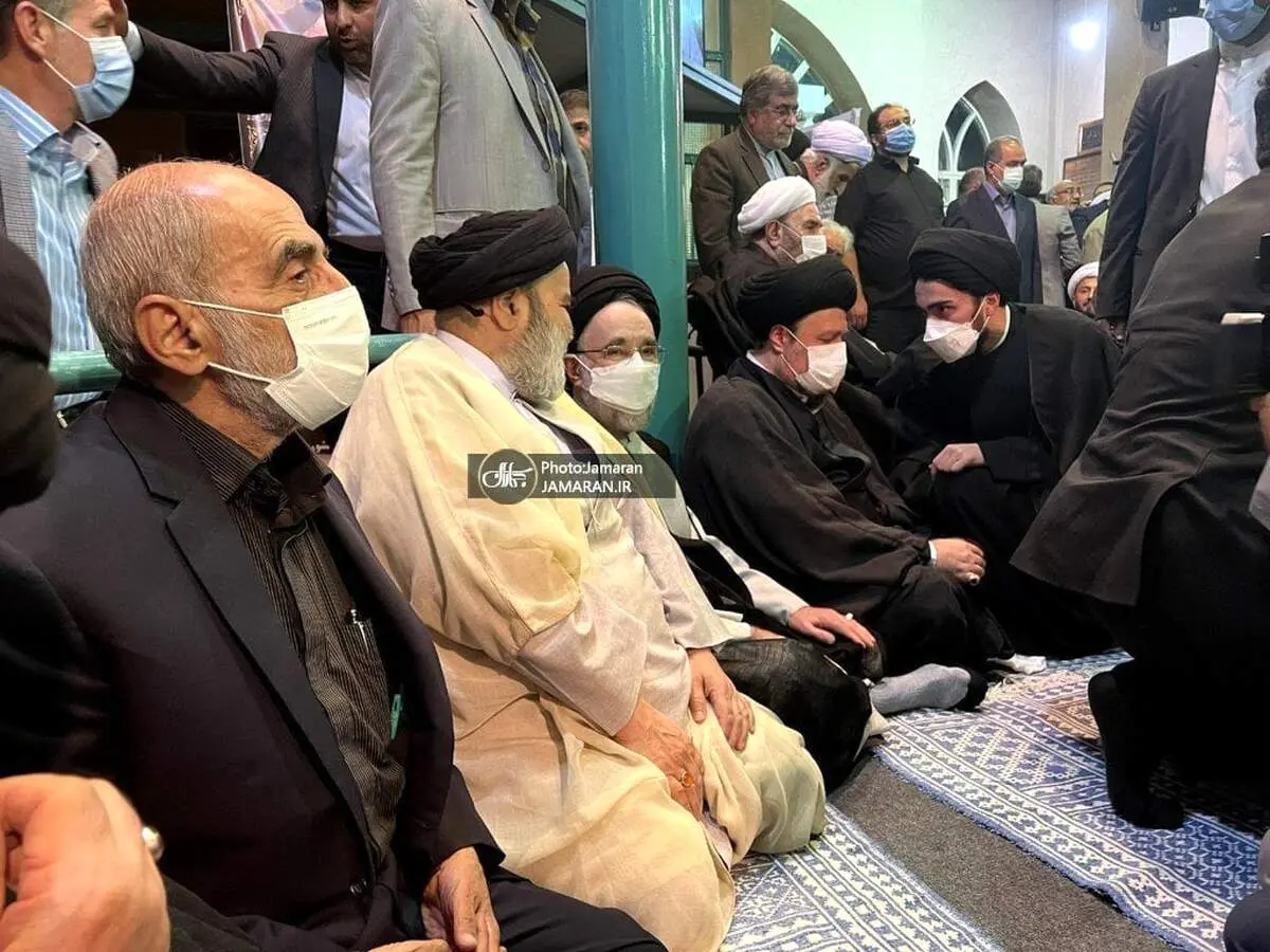 اتفاق زیبا در مراسم بزرگداشت مرحوم دعایی در جماران/ ببینید 