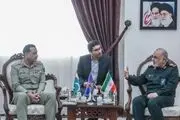 سردار سلامی با ژنرال سید عاصم منیر دیدار کرد