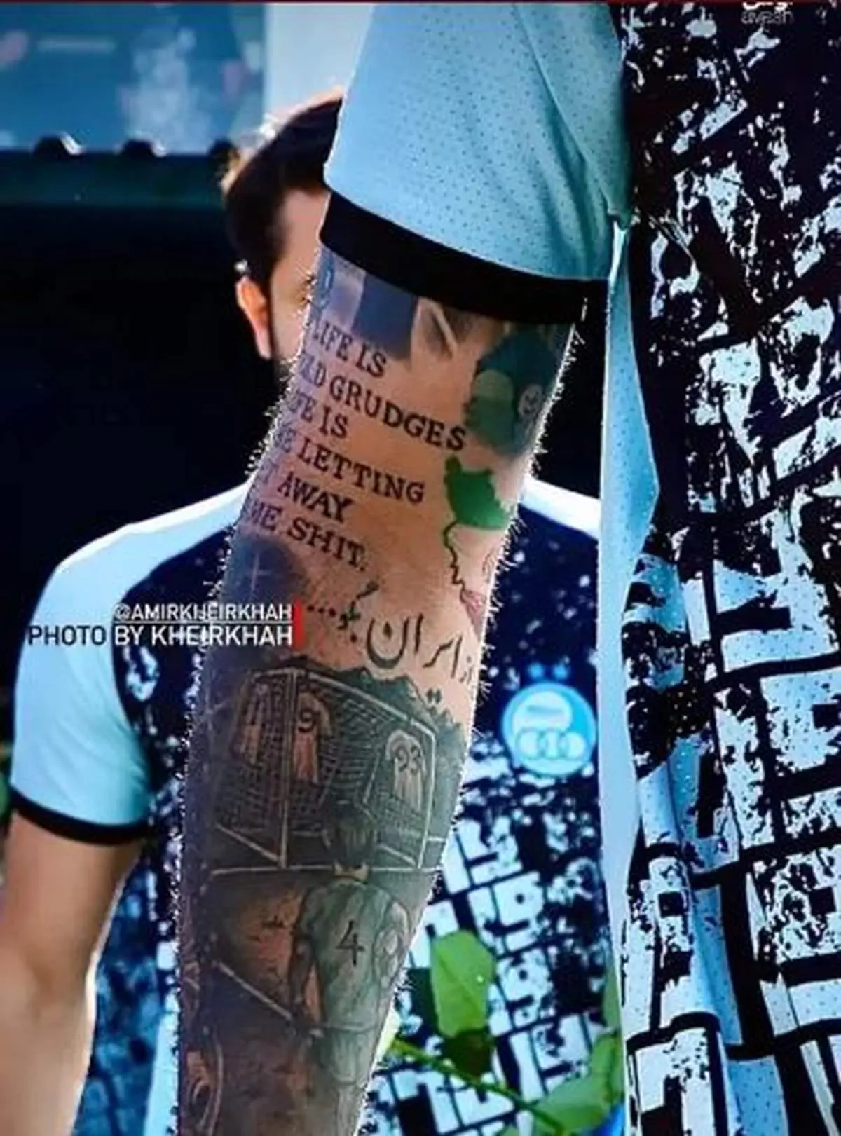 تتو روزبه چشمی خبر ساز شد