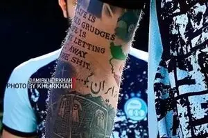 تتو روزبه چشمی خبر ساز شد