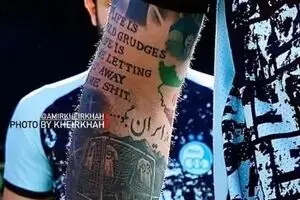 تتو روزبه چشمی خبر ساز شد