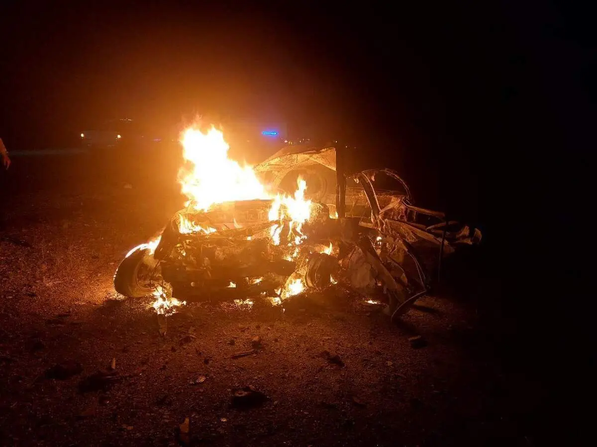 مرگ دلخراش ۸ نفر در تصادف مرگبار اتوبان غدیر