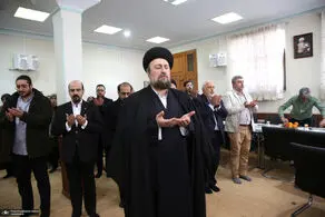 عکس دیدنی از سیدحسن خمینی و محمدجواد ظریف + عکس 