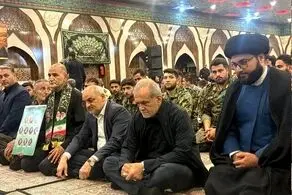 حضور پزشکیان در مراسم گرامیداشت شهدای اقتدار و امنیت پلیس