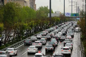 کندی تردد در معابر تهران