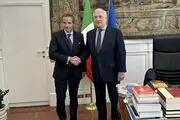 دیدار گروسی با وزیر خارجه ایتالیا پیش از آغاز مذاکرات تهران-واشنگتن در رم 