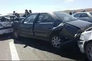 تصادف زنجیره‌ای شدید در اتوبان کرج - قزوین/ شمار کشته‌ها و مصدومان مشخص شد+فیلم
