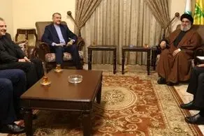 امیرعبداللهیان با سید حسن نصرالله دیدار کرد