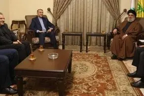 امیرعبداللهیان با سید حسن نصرالله دیدار کرد