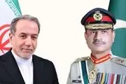 عراقچی با فرمانده ارتش پاکستان دیدار کرد 