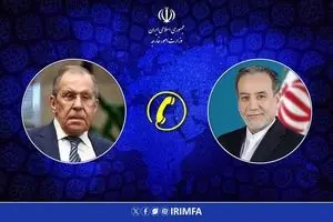 تماس تلفنی وزرای امور خارجه جمهوری اسلامی ایران و روسیه