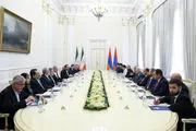 امضای یک بیانیه مشترک و ۱۰ سند همکاری میان ایران و ارمنستان