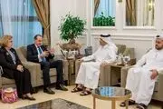  دیدار هیات مذاکره‌ کننده آمریکایی با وزیر خارجه قطر پس از بازگشت از ایران 
