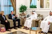  دیدار هیات مذاکره‌ کننده آمریکایی با وزیر خارجه قطر پس از بازگشت از ایران 