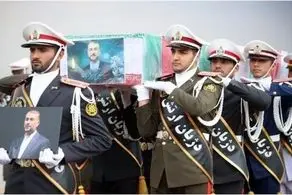 وداع جانسوز دخترِ امیرعبداللهیان با پدرش/ عکس