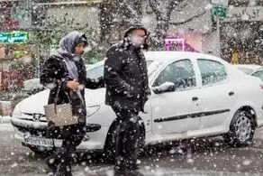 برف و کولاک شدید در تهران/ شنبه یخبندان در این مناطق کشور