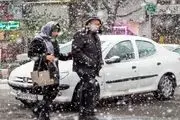 برف و کولاک شدید در تهران/ شنبه یخبندان در این مناطق کشور
