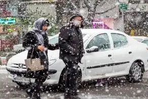 برف و کولاک شدید در تهران/ شنبه یخبندان در این مناطق کشور
