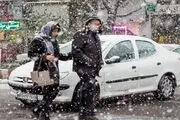 برف و کولاک شدید در تهران/ شنبه یخبندان در این مناطق کشور