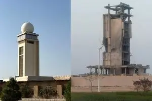 حمله مجدد دشمن آمریکایی- صهیونی به تأسیسات هواشناسی بوشهر + عکس 