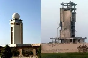 حمله مجدد دشمن آمریکایی- صهیونی به تأسیسات هواشناسی بوشهر + عکس 