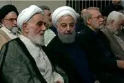بی محلی حسن روحانی به سعید جلیلی سوژه شد + ببینید 