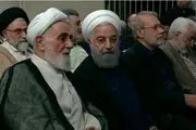 بی محلی حسن روحانی به سعید جلیلی سوژه شد + ببینید 