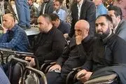 حمید نوری در مراسم چهلم شهید رییسی