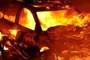 آتش اتوبوس جاده تهران - پردیس خاکستر کرد/ مرگ دلخراش راننده