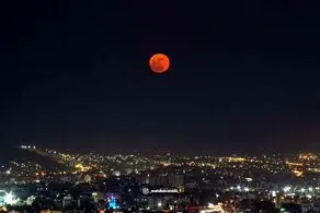 پدیده‌ نادر و زیبایی که شب گذشته در آسمان تهران رویت شد/ عکس