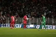 لحظه سر خوردن یامگا در پنالتی نساجی مقابل پرسپولیس + فیلم