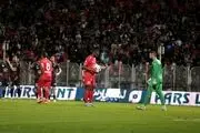 لحظه سر خوردن یامگا در پنالتی نساجی مقابل پرسپولیس + فیلم