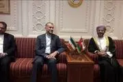 وزرای خارجه ایران و عمان در مسقط دیدار کردند