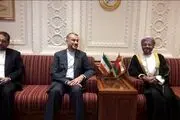 وزرای خارجه ایران و عمان در مسقط دیدار کردند