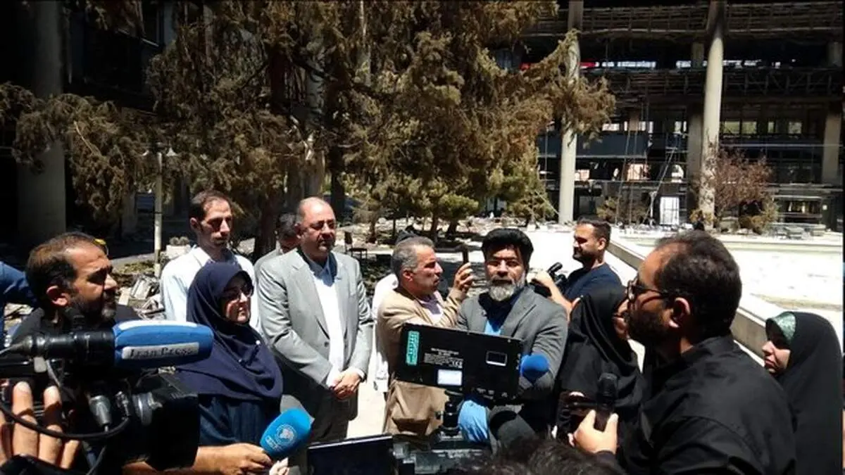 سخنگوی دولت از ساختمان شیشه‌ای صداوسیما بازدید کرد