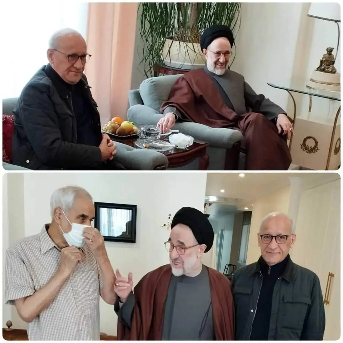 عیادت سیدمحمد خاتمی از محسن مهرعلیزاده 