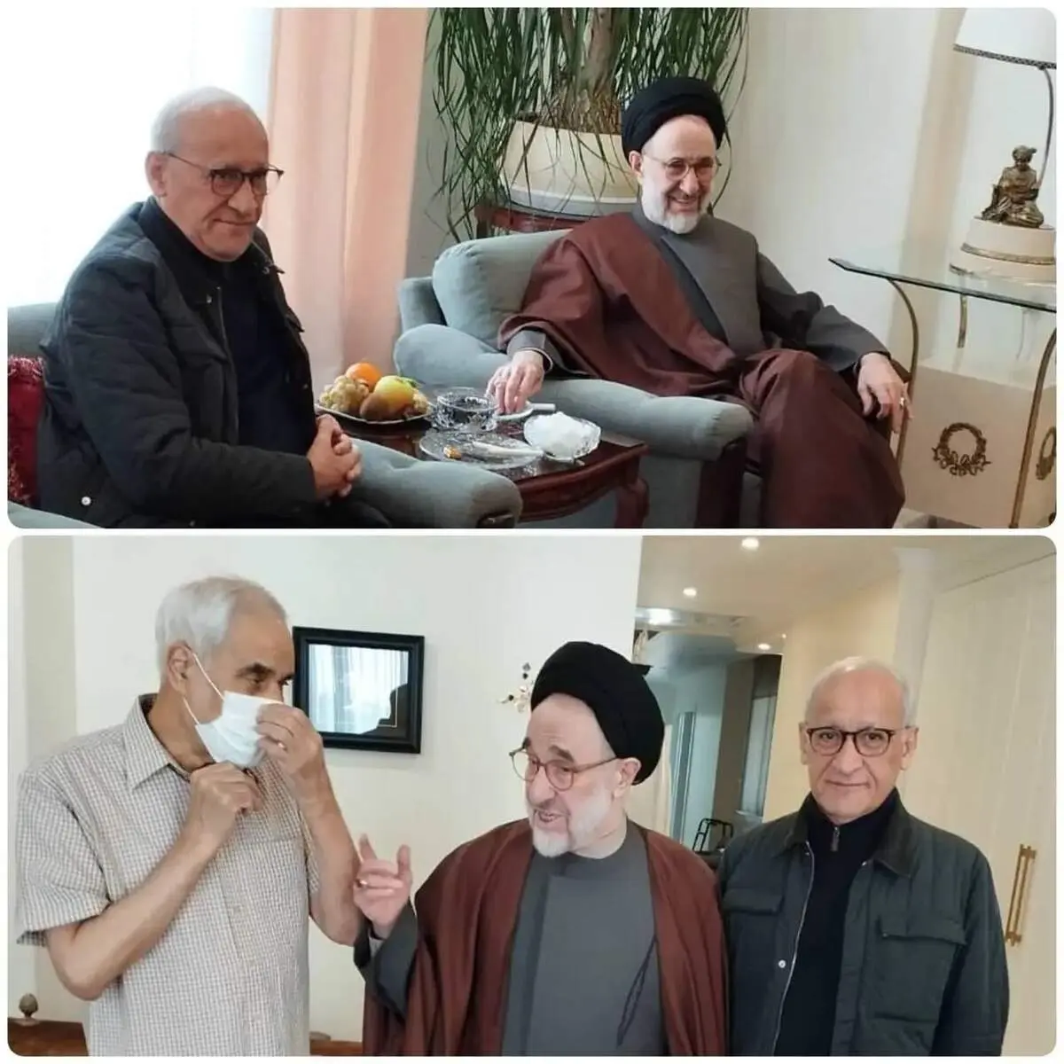عیادت سیدمحمد خاتمی از محسن مهرعلیزاده 