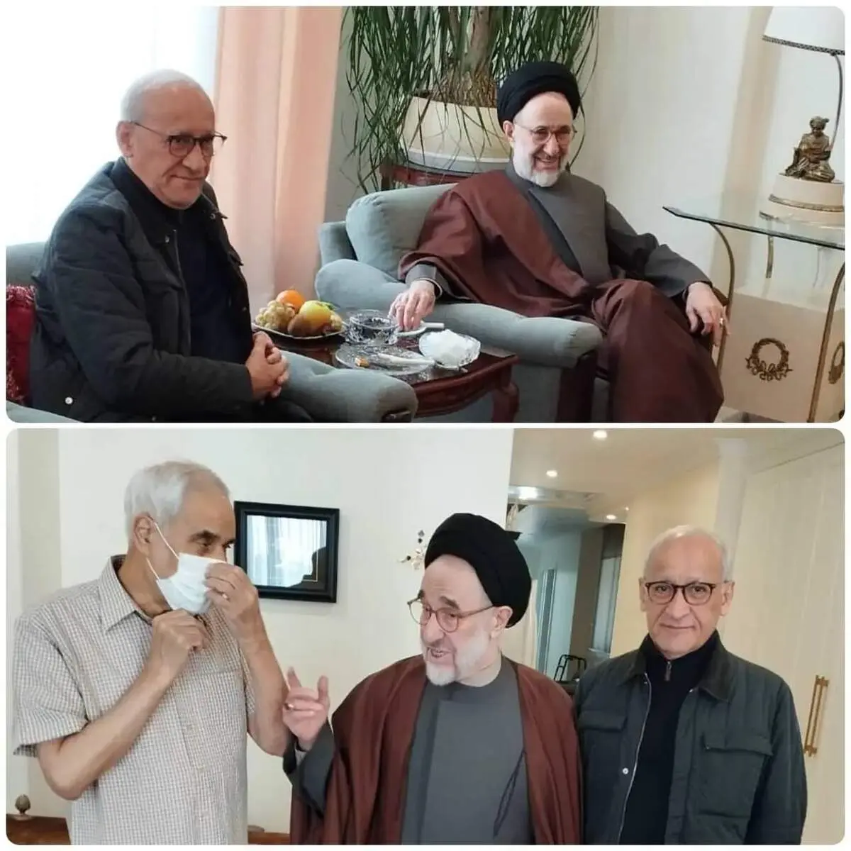 عیادت سیدمحمد خاتمی از محسن مهرعلیزاده 