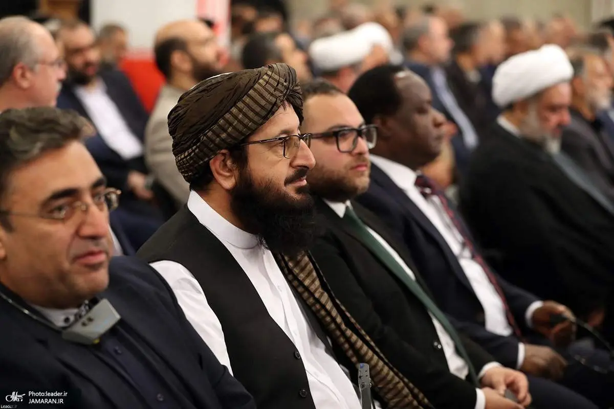حضور نماینده طالبان در مراسم تحلیف پزشکیان + عکس