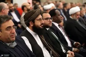 حضور نماینده طالبان در مراسم تحلیف پزشکیان + عکس 