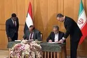 امضای ۲ یادداشت تفاهم بین وزیران خارجه ایران و سودان