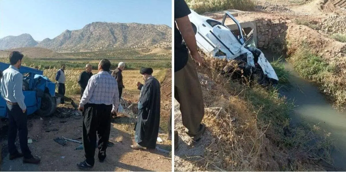 تصادف شدید امام جمعه معروف+عکسهای هولناک