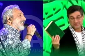 حضور یک مداح مشهور ایرانی در کنسرت ابی/ فیلم