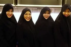 چادر نصفه این مهمانداران عجیب در ایران!+ عکس