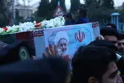 گزارش تصویری مراسم تشییع پیکر قضات شهیدان رازینی و مقیسه